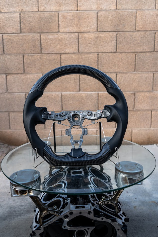 DT Autoworks Custom carbon fiber steering wheels (VQ fitment)