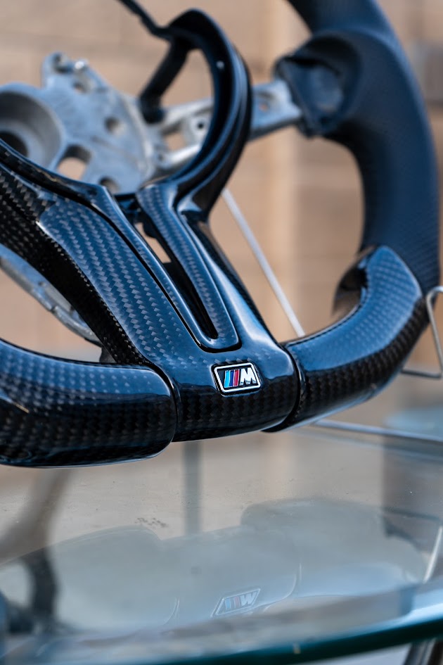 IN STOCK - BMW F chassis carbon fiber steering wheel