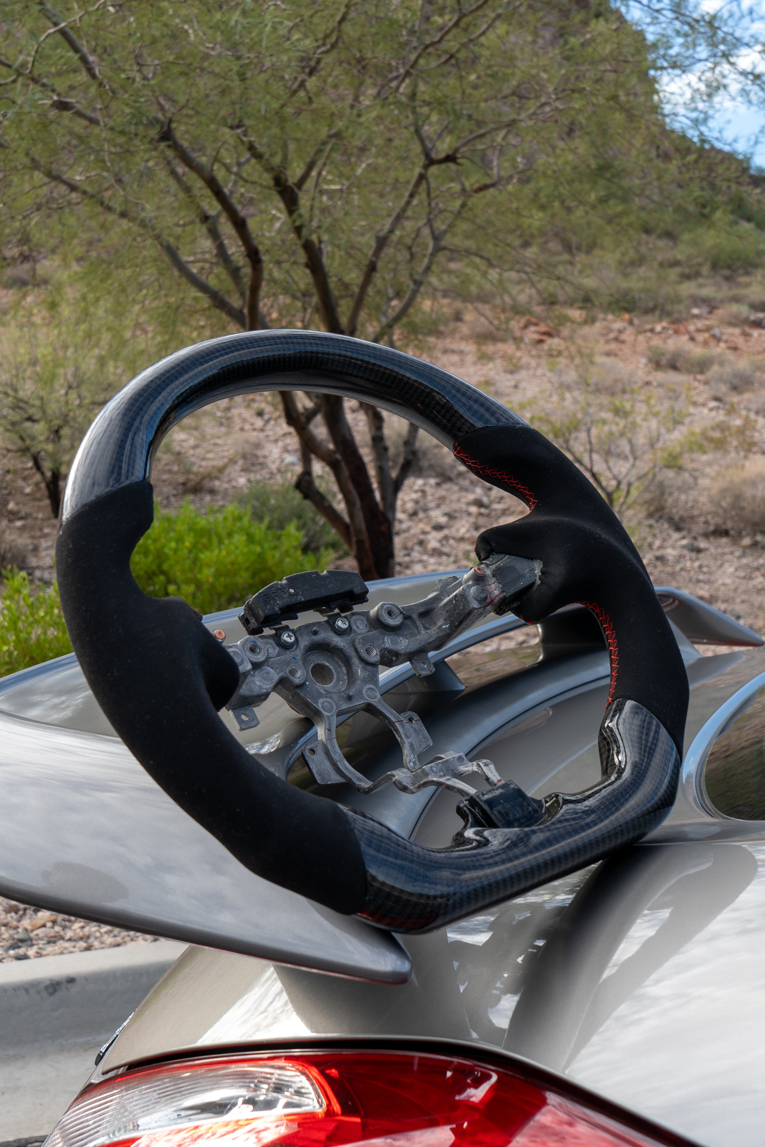 IN STOCK 2009-2020 370z Carbon Fiber and Alcantara steering wheel